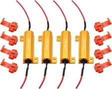 4Pcs 50W 6Ohm Load Resistors for LED Bulb Hyper Flash/Error Code Fix