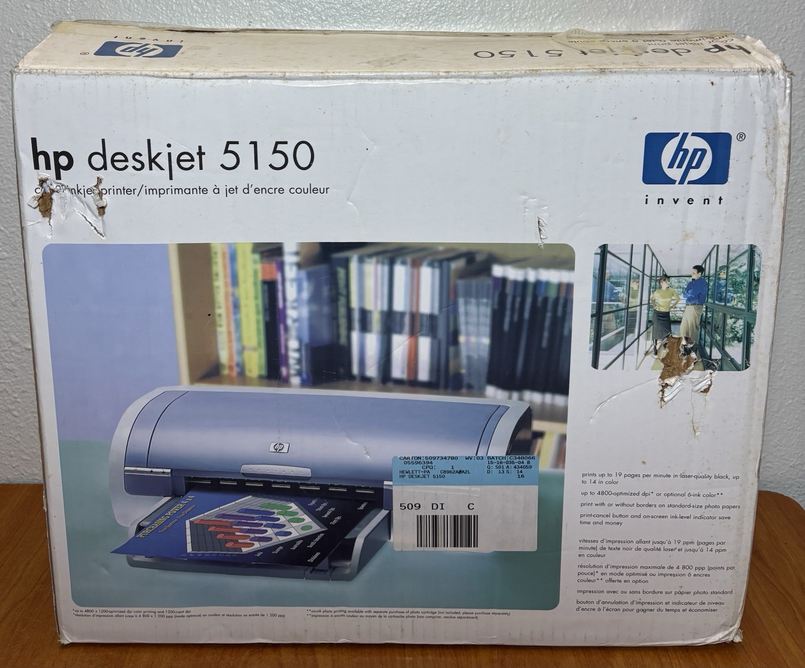 HP Deskjet 5150 Color Inkjet Printer