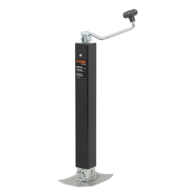 Direct-Weld Square Trailer Jack with Top Handle (8,000 lbs., 15'' Travel) 28570