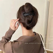 2pcs Simple Fashion Banana Clip Ponytail Hair Clip Elegant Hair Accessories - Image 2