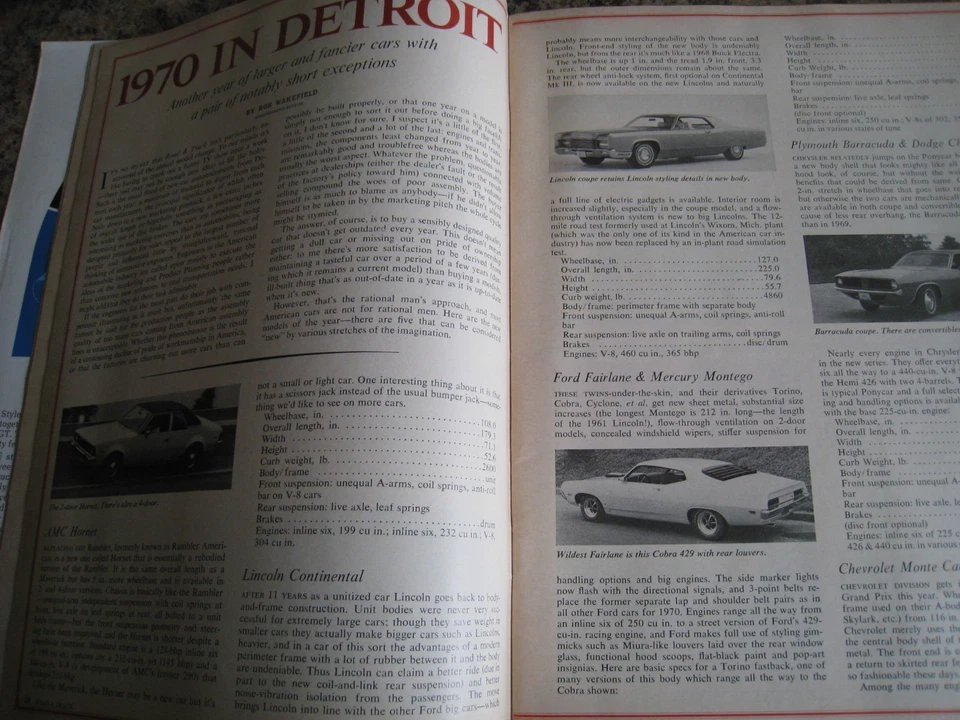 ROAD & TRACK OCT 1969 SKID PAD BETTER HANDLING BMW OWNERS' REPORT ABARTH CORTINA - Image 3 of 4
