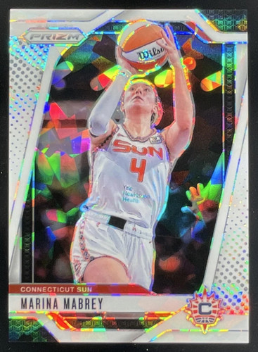 2024 Panini WNBA Prizm White Ice Prizm #132 Marina Mabrey /35