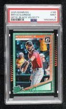2025 Donruss Optic Black Velocity Prizm 31/39 Bryce Eldridge #185 PSA 9 MINT 8d2