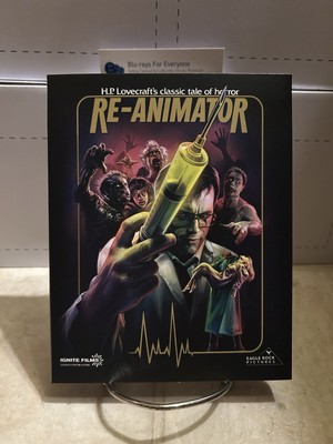 Re-Animator 4K Standard Edition UHD Blu-ray [1985] Slip Sleeve Cover - ShpNxtDay