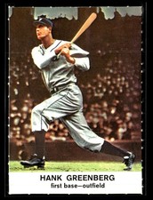 1961 Golden Press #4 Hank Greenberg - EX/NM Set Break!