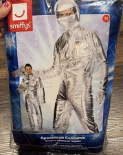 Smiffys Spaceman astronaut Costume Men  s Size M Jumpsuit/hood/gloves/bootcovers