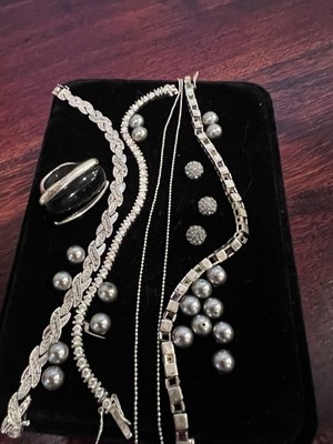 Broken Jewelry Pieces-Craft Scrap--Crafting-Mixed Lot