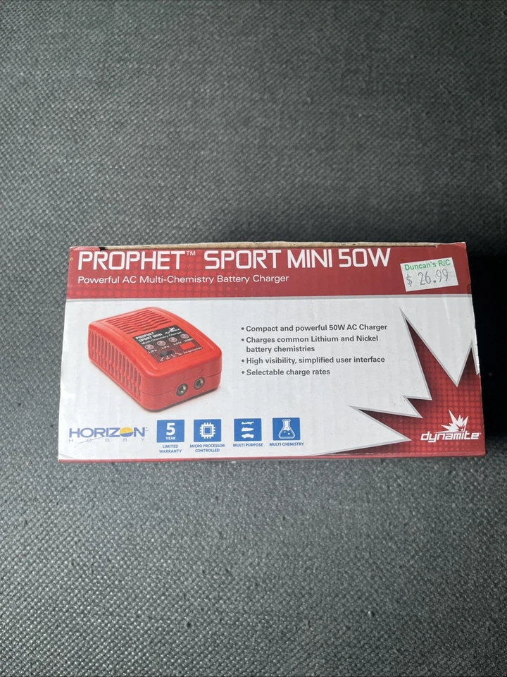 Dynamite DYNC2030 Prophet Sport Mini 50W Multichemistry Charger Brand New - Image 2 of 4
