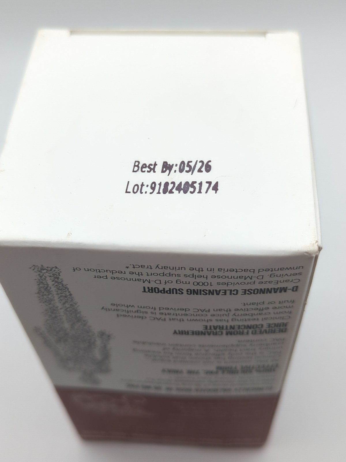 Cranberry Juice Extract with D-Mannose for Urinary Tract Health - 60 Capsules