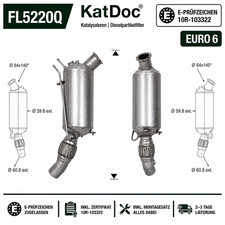 ✅ Ruß-Partikelfilter für BMW 1er/2er/3er/4er/5er, 2.0, Silizium, Euro 6
