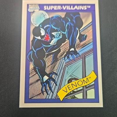 VENOM 1990 Impel Marvel Comics Universe Series 1 Super Villains Card #73 Mint.