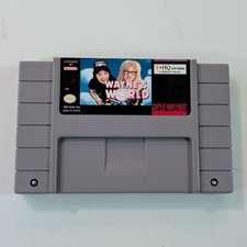 Waynes World (Super Nintendo SNES, 1992) Authentic Cartridge - Cleaned & Tested 