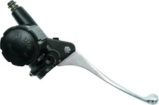 M MATI Front Brake Master Cylinder 9/16 Bore-Black Silver Lever 