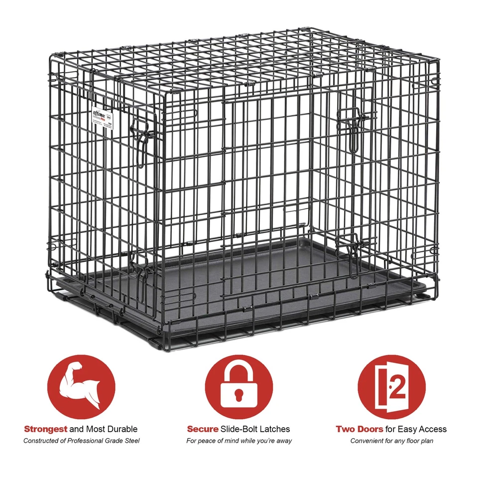 Midwest Ultima Pro Heavy Duty Dog Crate For Medium Breeds 31X21x23 Inches - Image 2 of 4