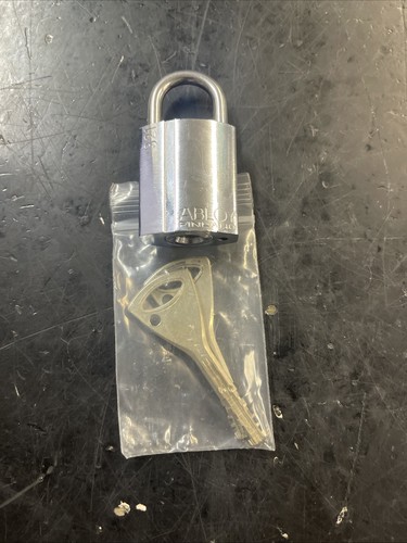 Abloy Sentry PL321/20B Brass Padlock w/ 2 Keys, Chrome Finish