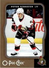 2007-08 O-Pee-Chee Peter Schaefer Ottawa Senators #345
