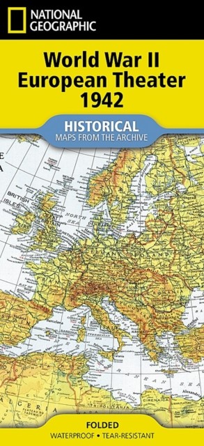 National Geographic Wwii European Theater Map : (Folded From The Archives) National Geographic Maps - Image 5