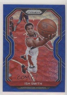 2020-21 Panini Prizm Blue Wave Prizm Ish Smith #37 0b3