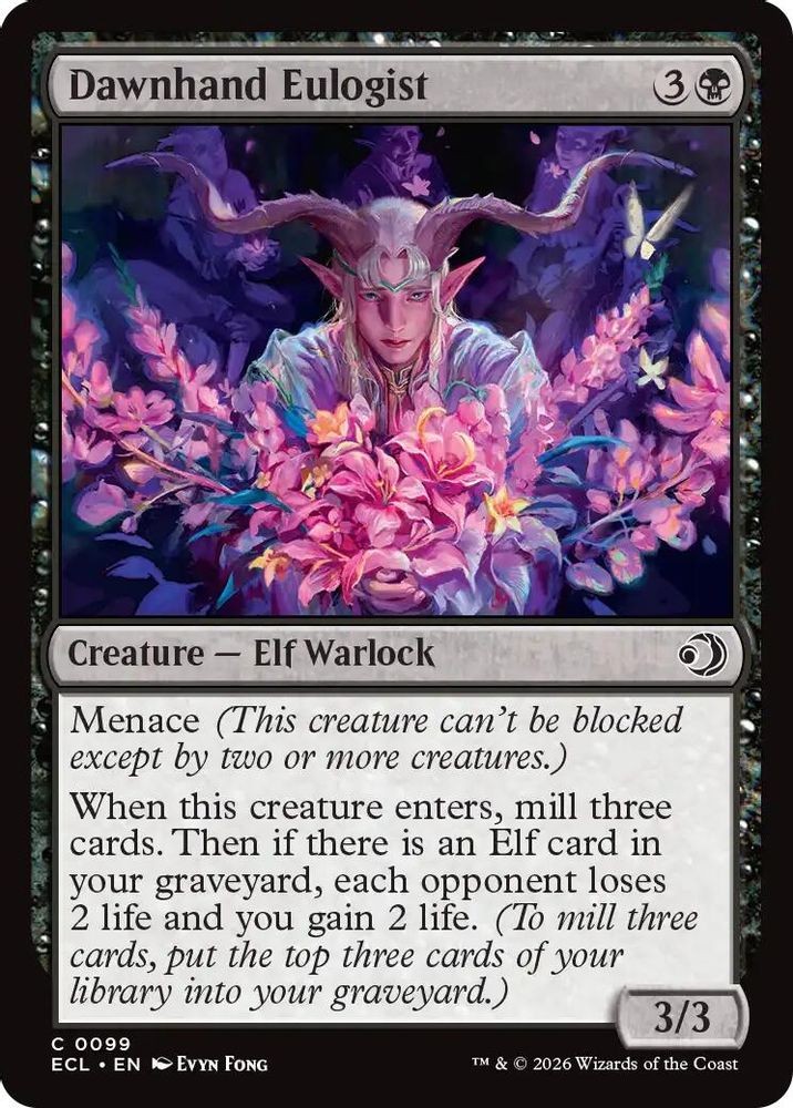 DAWNHAND EULOGIST 99 C LORWYN ECLIPSED MAGIC: THE GATHERING NM/M