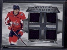 2021-22 The Cup Hendrix Lapierre Rookie Foundations Quad Jersey RC /99