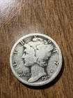 1917 Mercury Dime - Actual Silver Coin  Shown Same Day Shipping Great Deal