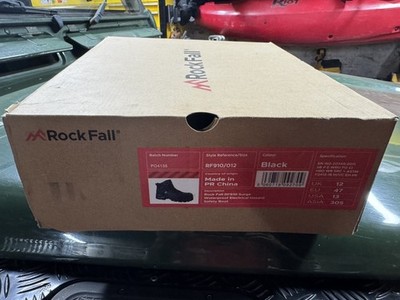 Rockfall RF910 Surge wasserdichte schwarze Sicherheitsstiefel UK-Größe 12   neu/verpackt