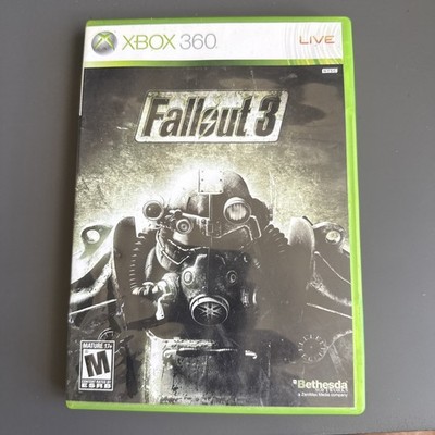 Fallout 3 (Xbox 360) White Label CIB COMPLETE with Manual