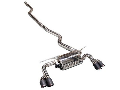 4'' Tip Catback Exhaust Stainless Steel For 2015-2018 BMW 320i 330i 420i B48 2.0T