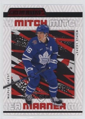 2023-24 Upper Deck Credentials Red 22/349 Mitch Marner #85 1q0n