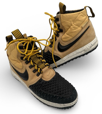 Nike Lunar Force 1 Duckboot Metallic Gold & Black 916682-701 Men's Size 12.5