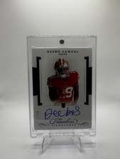 2019 Panini Flawless Deebo Samuel Flawless Rookie Signatures Sapphire Auto /10