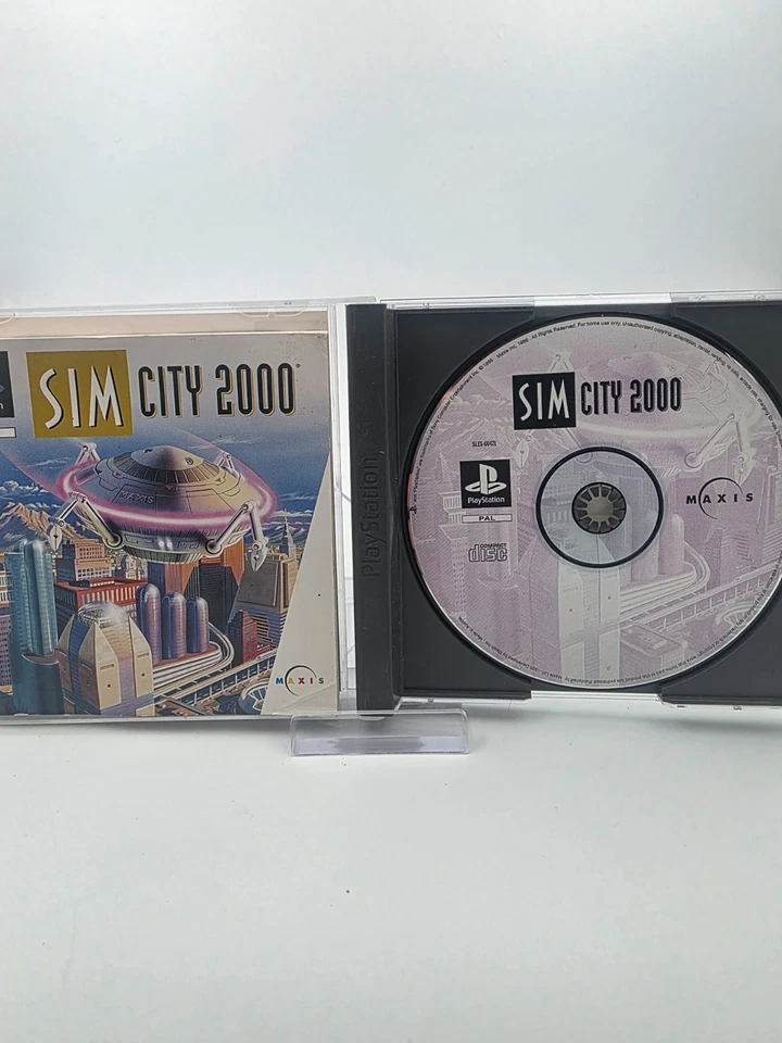 SimCity 2000 (Sony PlayStation 1/2)Sim City PS1 Spiel in OVP mit Anleitung - Bild 2 von 3