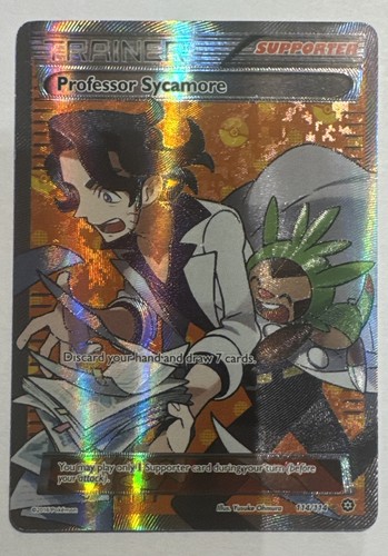 Professor Sycamore 114/114 XY - Steam Siege Holo