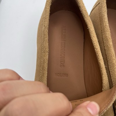 EUC Allen Edmonds “PAYTON”Bone Suede Slip On Loafer Size 