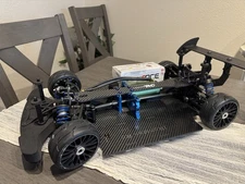 Custom built hobao GTB Long chassis drag Or Speedrun Car