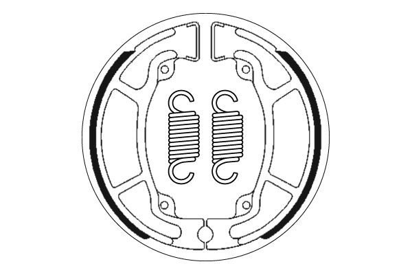 Brake Shoes for HONDA CBF 250 2004-2006 Rear SBS - Image 14