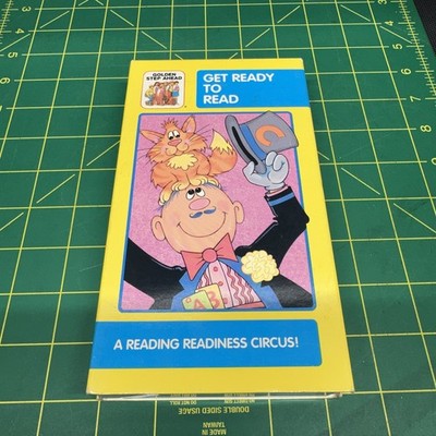 Vintage 1991 Golden Step Ahead Get Ready To Read Circus Golden Book Clown Video