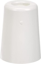 Large door stop with screw. 5x3.7x3.7 cm white