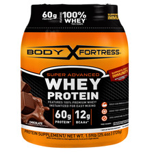 Body Fortress Super Advanced Whey Protein Chocolate 1.59 lb 60g Protein