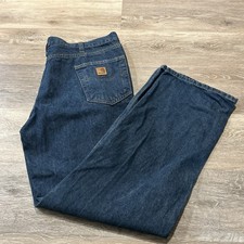 Pantalones de mezclilla Carhartt B460 DVB 40x32 ropa de trabajo calce relajado al aire libre utilidad