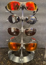 FDM Oaklie Industrial Design Sunglasses Display Stand - Multicolored Logo