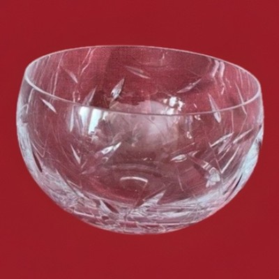 Vintage Royal Doulton Crystal Park Place Elegant Cut Bowl