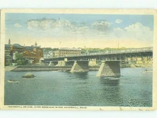 W-Border BRIDGE SCENE Haverhill Massachusetts MA : make an offer HJ1272