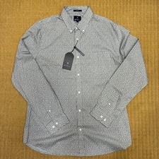 Ben Sherman Shirt The Original Mens Large Blue Button Down Long Sleeve NWT