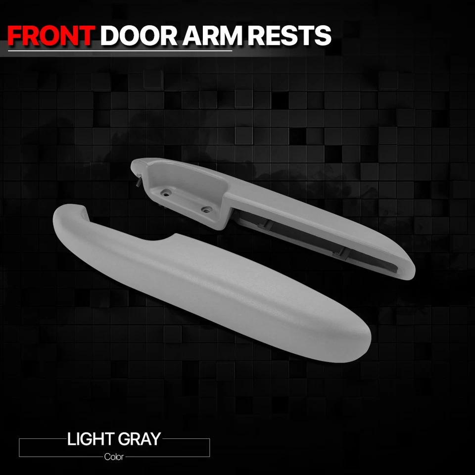 Reposabrazos acolchado gris para camioneta Chevy GMC C/K1500 2500 3500 95-02 Foto 2 de 4