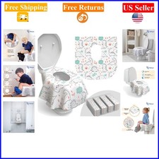 20 Pack Dinosaur Disposable Toilet Seat Covers for Kids  Adults