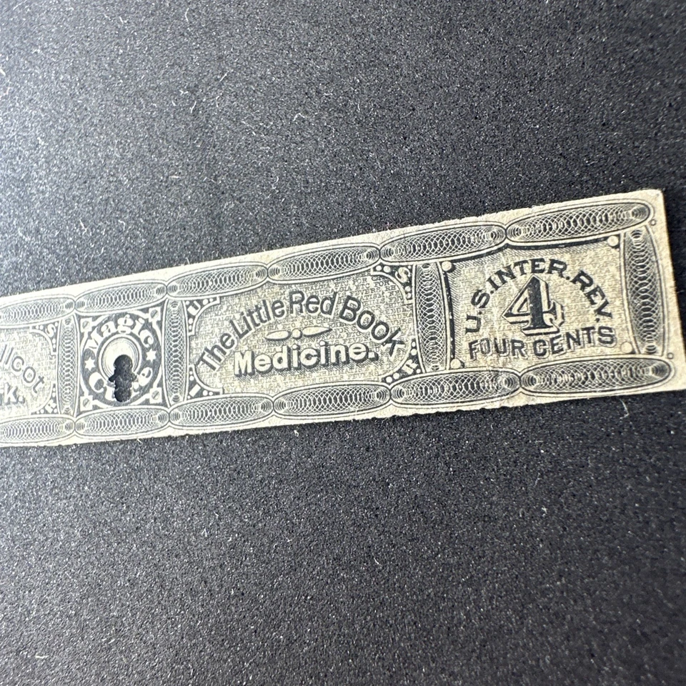 1871 Scott RS240 Magic Cure Proprietary Private Die Medicine Stamp Revenue - Image 3 of 4
