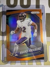 2025 Panini Prizm Nnamdi Madubuike Orange /249 Ravens