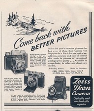 Magazine Ad - 1951 - ZEISS IKON Cameras