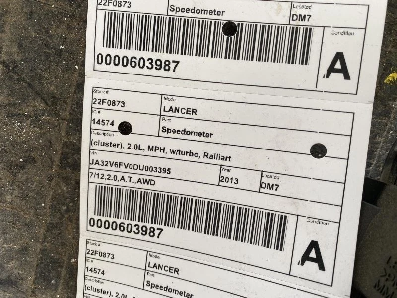 Speedometer Cluster MPH With Turbo Ralliart Fits 13-15 LANCER 1546340 - Image 4 of 4